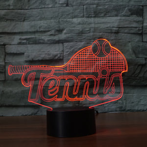 "TennisLamp" - lampada led per chi ama il tennis - IN ESCLUSIVA