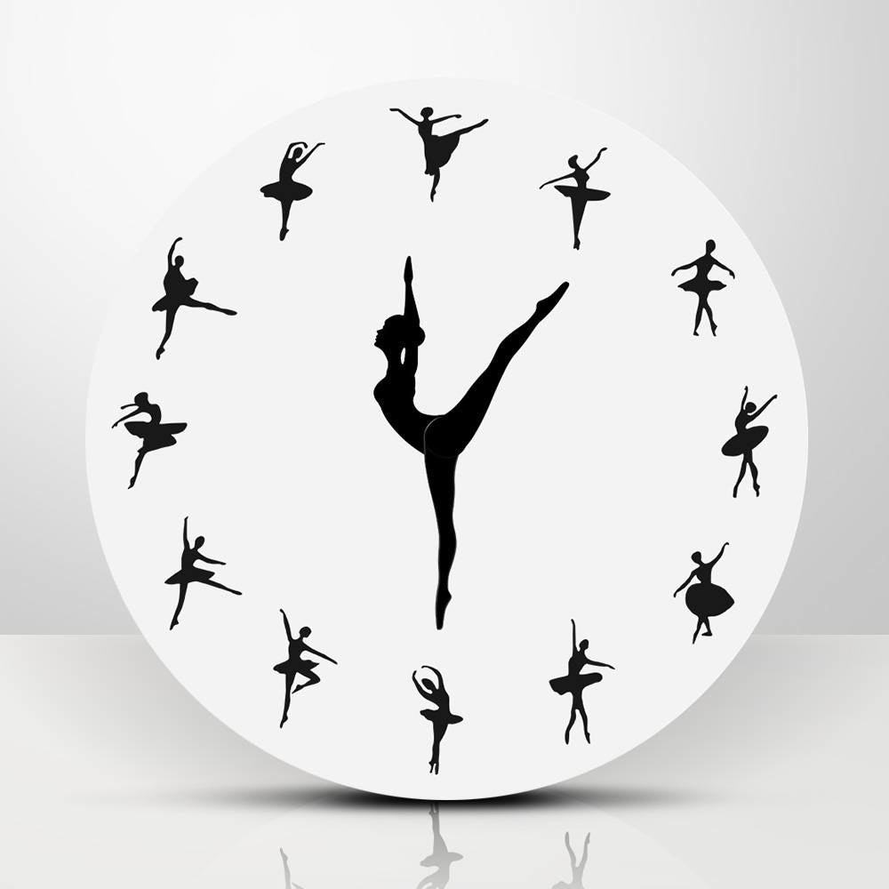 Orologio da parete artistico – Ballerini di flamenco su sfondo astr