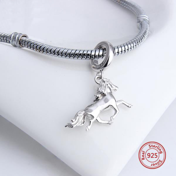 Ciondolo con STAFFA in ARGENTO 925 - pendente con girocollo Ciondolo con STAFFA in ARGENTO 925 - pendente con girocollo