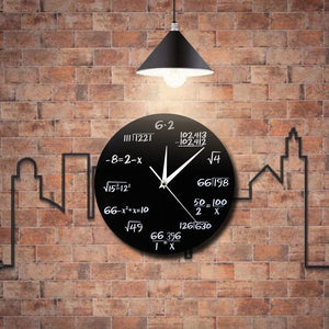 "MathTime" - orologio da parete per chi ama la matematica - IN ESCLUSIVA
