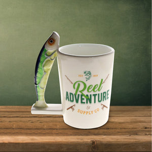 "ReelAdventure" - tazza per chi ama la pesca - IN ESCLUSIVA