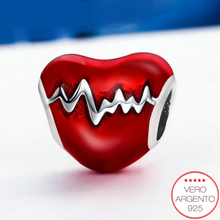 "HeartBeat" - charm battito cuore in argento - IN ESCLUSIVA