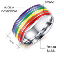 "RingPride" - anello in acciaio inossidabile - IN ESCLUSIVA