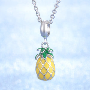 "Pineapple" - charm ananas in argento - IN ESCLUSIVA