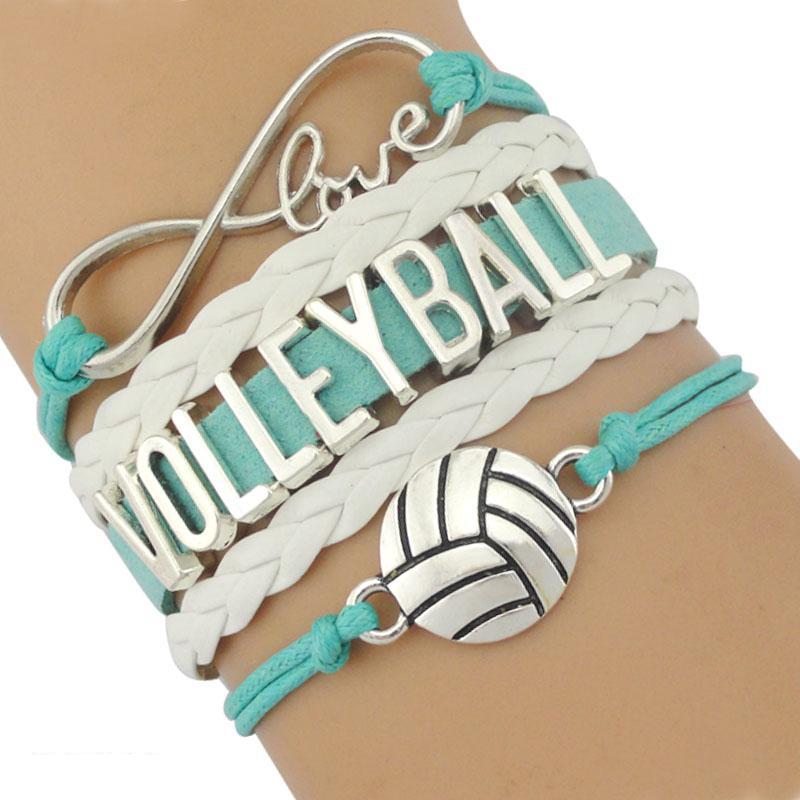 TEAMER Bracciale ciondolo pallavolo ridimensionabile TEAMER Bracciale ciondolo pallavolo ridimensionabile