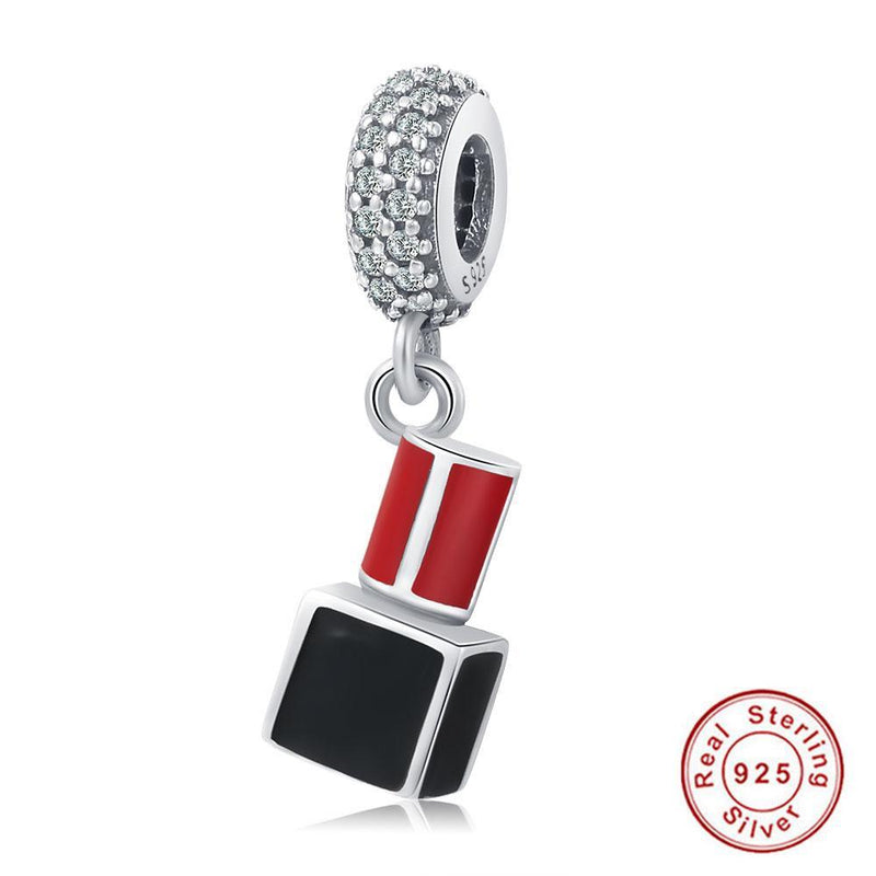 YASHUO Charm Bambola Russa In Argento 925 Con Smalto Rosso E Gelato – Ciondolo Per Braccialetti