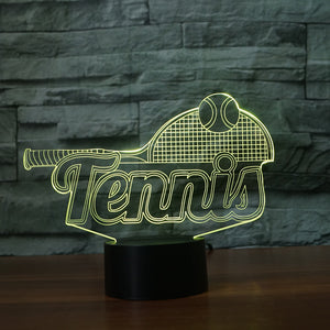 "TennisLamp" - lampada led per chi ama il tennis - IN ESCLUSIVA