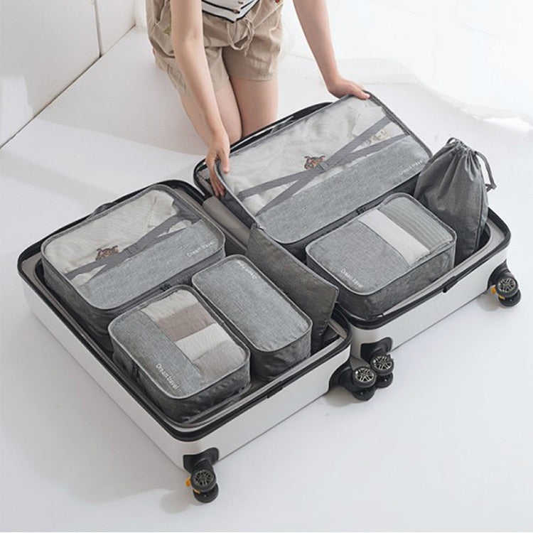 TOPTRAVEL - set 7 pezzi organizer per valigie – Gadget on Top