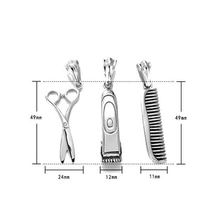 "Kapper" - collana per barbieri in acciaio inossidabile - IN ESCLUSIVA