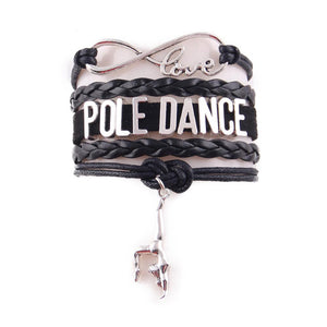 "LovePole" - bracciale pole dance - IN ESCLUSIVA