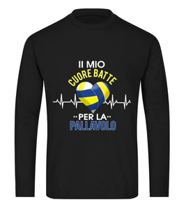 "Il mio Cuore batte per la Pallavolo" - t-shirt pallavolo - IN ESCLUSIVA