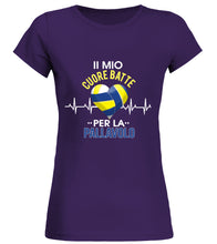 "Il mio Cuore batte per la Pallavolo" - t-shirt pallavolo - IN ESCLUSIVA
