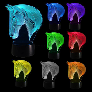 "HorseLamp" - lampada led a colori - IN ESCLUSIVA