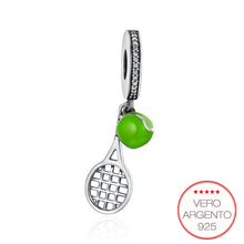 "TennisCharm" - Charm tennis in argento - IN ESCLUSIVA