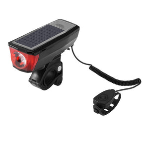 SAFEBIKE - luce anteriore e campanello bici con pannello solare